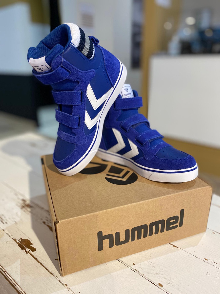 Hummel High Sneakers Kobalt Blauw