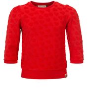 Looxs Sweater Red 3/4 sleeve