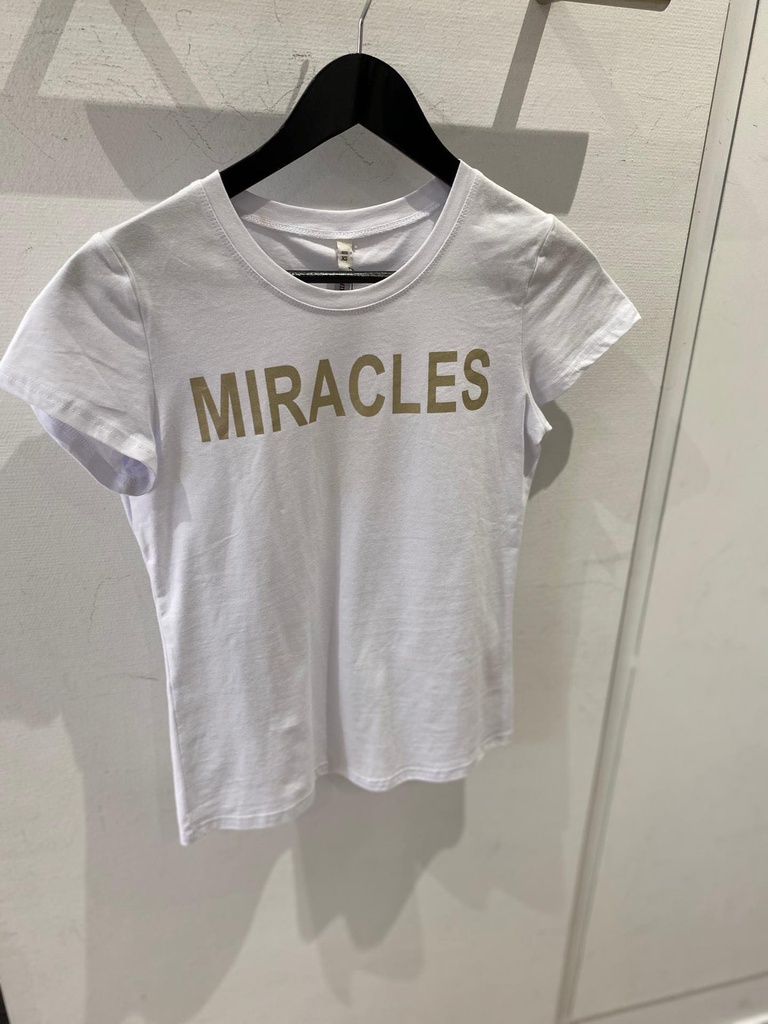 Miracles By Annelien Coorevits Tshirt Wit