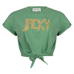 Jacky Luxury Tshirt met Knoop Strik