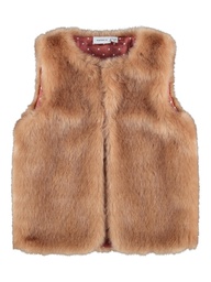 Name It Nmfnafur Faux Fur Vest
